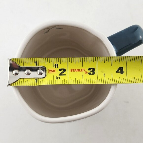 ⭐️2/ $50⭐️ Rae Dunn LET'S GET  LOST Artisan White Coffee Tea Mug Large Letters - Picture 11 of 11